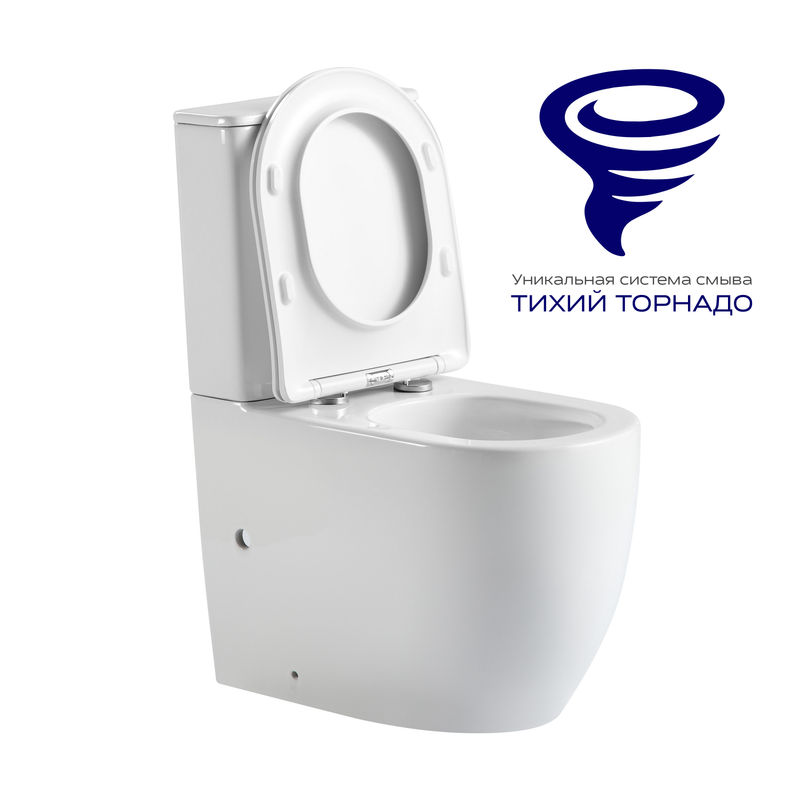Напольный унитаз PRATO Бьянко (торнадо) CO-6083A