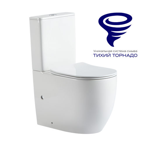 Напольный унитаз PRATO Бьянко (торнадо) CO-6083A