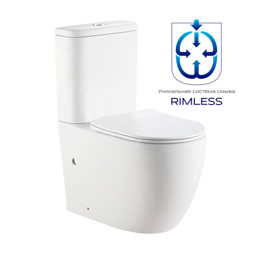 Напольный унитаз PRATO Бьянко (римлесс) CO-6089