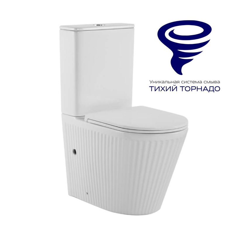 Напольный унитаз PRATO Монблан (торнадо) CO-6096A