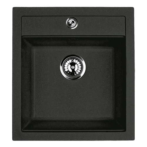 Кухонная мойка из искусственного камня ZorG Como 46 черный опал