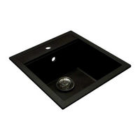 Кухонная мойка из искусственного камня ZorG Como 46 черный опал — 3