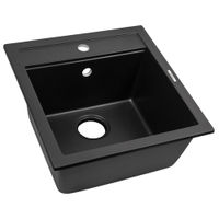 Кухонная мойка из искусственного камня ZorG Como 46 черный оникс — 1