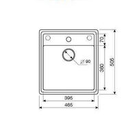 Кухонная мойка из искусственного камня ZorG Como 46 слоновая кость — 2