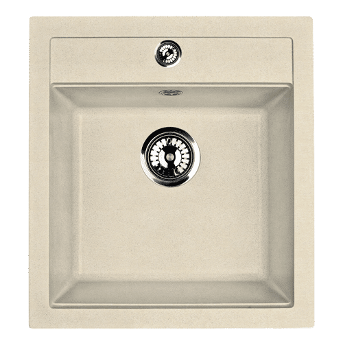 Кухонная мойка из искусственного камня ZorG Como 46 слоновая кость