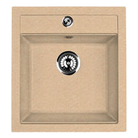 Кухонная мойка из искусственного камня ZorG Como 46 песчаный берег — 1