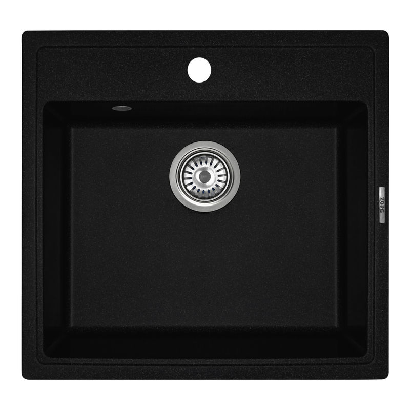 Кухонная мойка из искусственного камня ZorG Como 51 черный опал