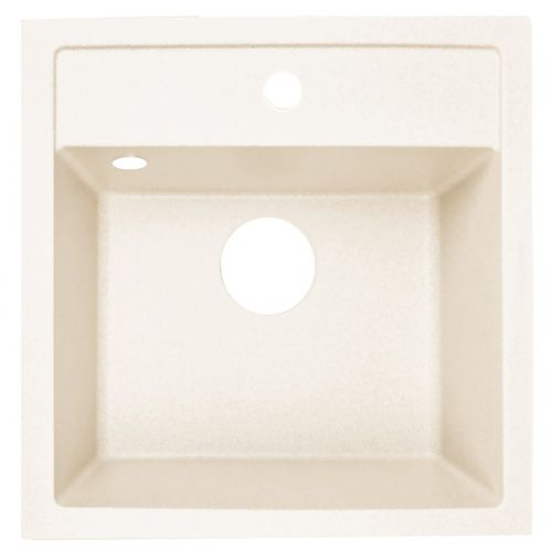 Кухонная мойка из искусственного камня ZorG Como 51 слоновая кость