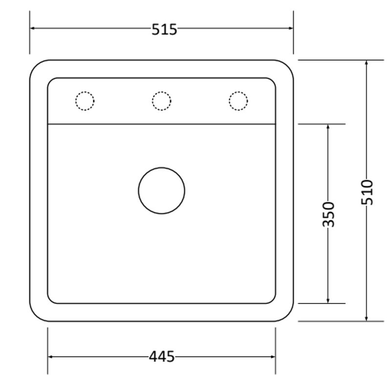Кухонная мойка из искусственного камня ZorG Como 51 слоновая кость