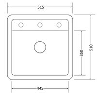 Кухонная мойка из искусственного камня ZorG Como 51 белый камень — 2