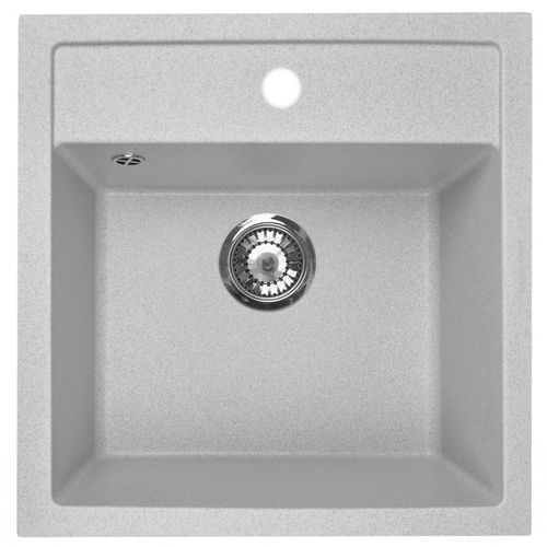 Кухонная мойка из искусственного камня ZorG Como 51 белый камень