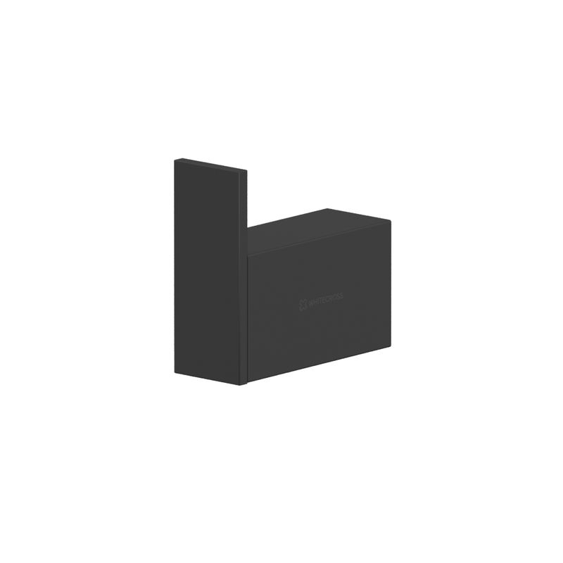 Крючок для ванной WHITECROSS Cubo CU2410BL (черный мат)