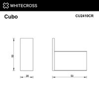 Крючок для ванной WHITECROSS Cubo CU2410CP (медь) — 2