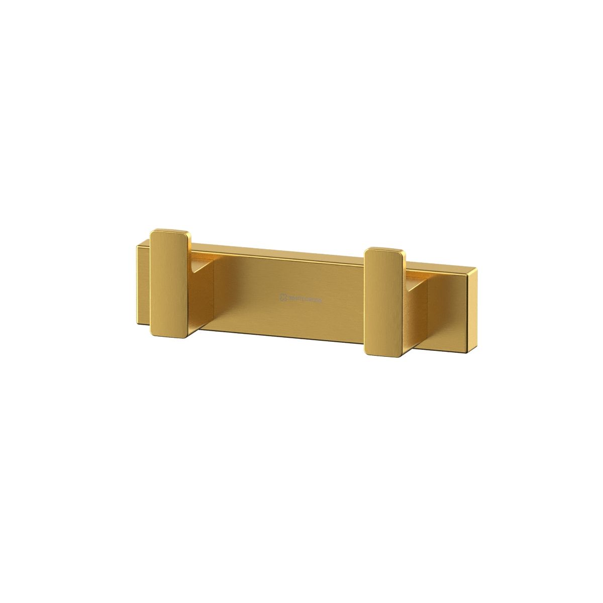 Крючок двойной WHITECROSS Cubo CU2412GLB (брашированное золото)