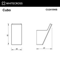 Крючок для ванной WHITECROSS Cubo CU2415NIB (брашированный никель) — 2
