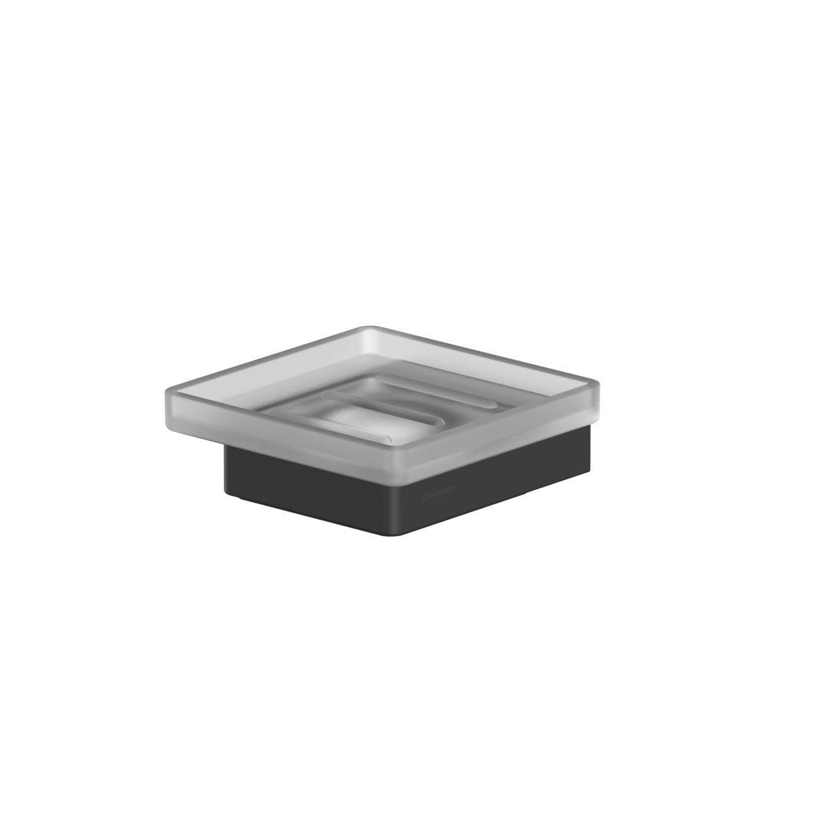 Мыльница подвесная WHITECROSS Cubo CU2420BL (черный мат)