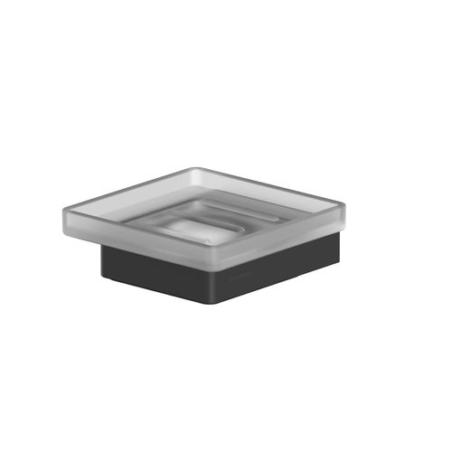Мыльница WHITECROSS Cubo CU2420BL (черный матовый)