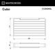 Мыльница-решетка подвесная WHITECROSS Cubo CU2424GL (золото)