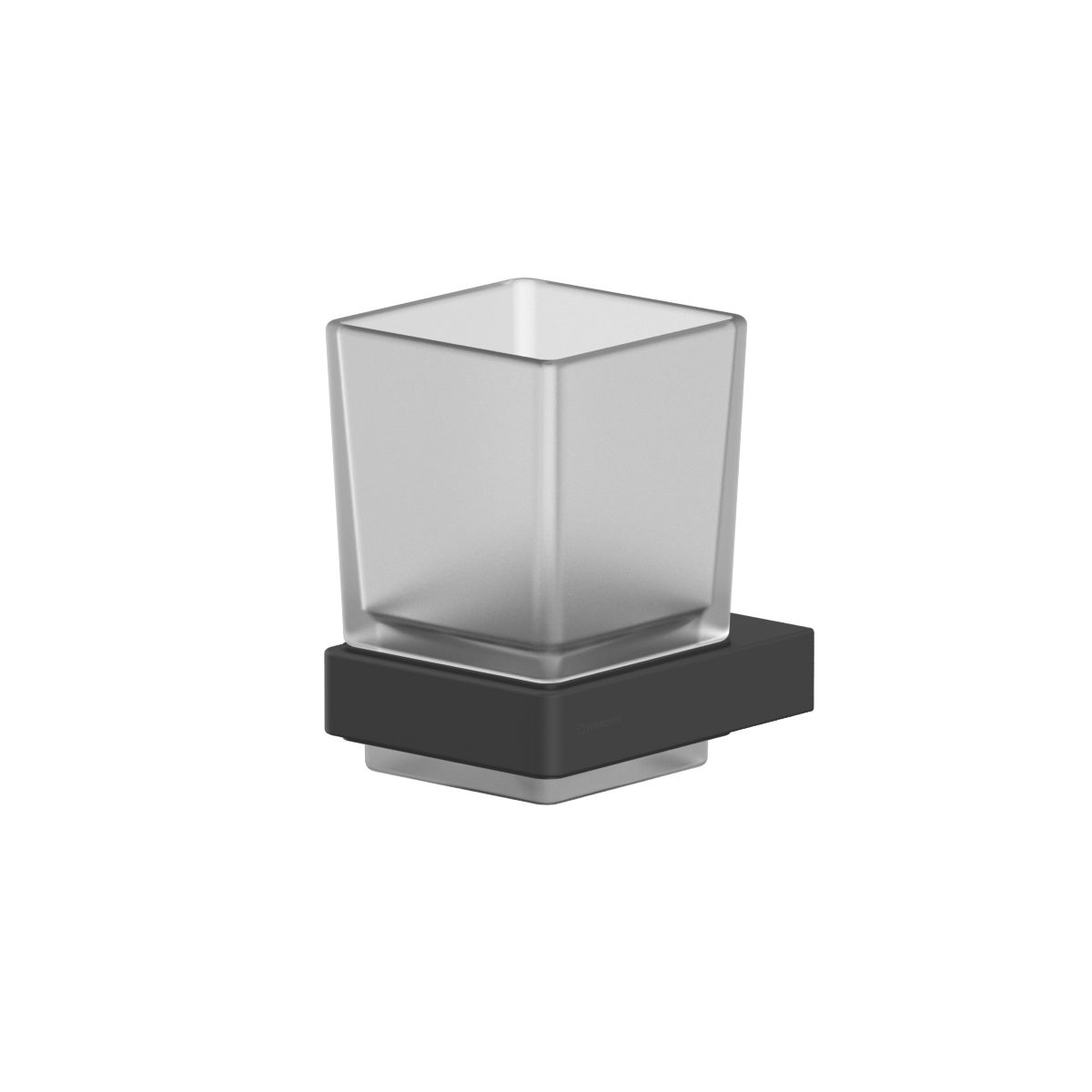 Стакан подвесной WHITECROSS Cubo CU2430BL (черный мат)