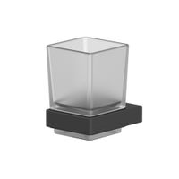 Стакан для зубных щеток WHITECROSS Cubo CU2430BL (черный мат) — 1