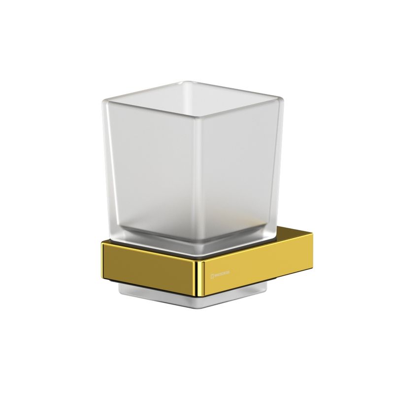 Стакан для зубных щеток WHITECROSS Cubo CU2430GL (золото)