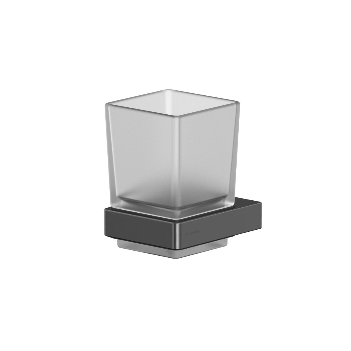 Стакан подвесной WHITECROSS Cubo CU2430GM (оружейная сталь)