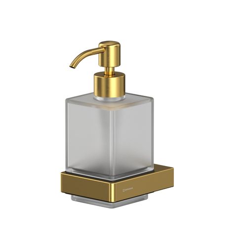 Дозатор для жидкого мыла WHITECROSS Cubo CU2440GLB (брашированное золото)