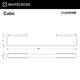 Полотенцедержатель 450 мм. WHITECROSS Cubo CU2450NIB (брашированный никель)