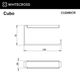 Держатель туалетной бумаги WHITECROSS Cubo CU2460CR (хром)