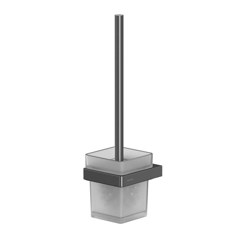 Ершик для унитаза WHITECROSS Cubo CU2470GM (оружейная сталь)
