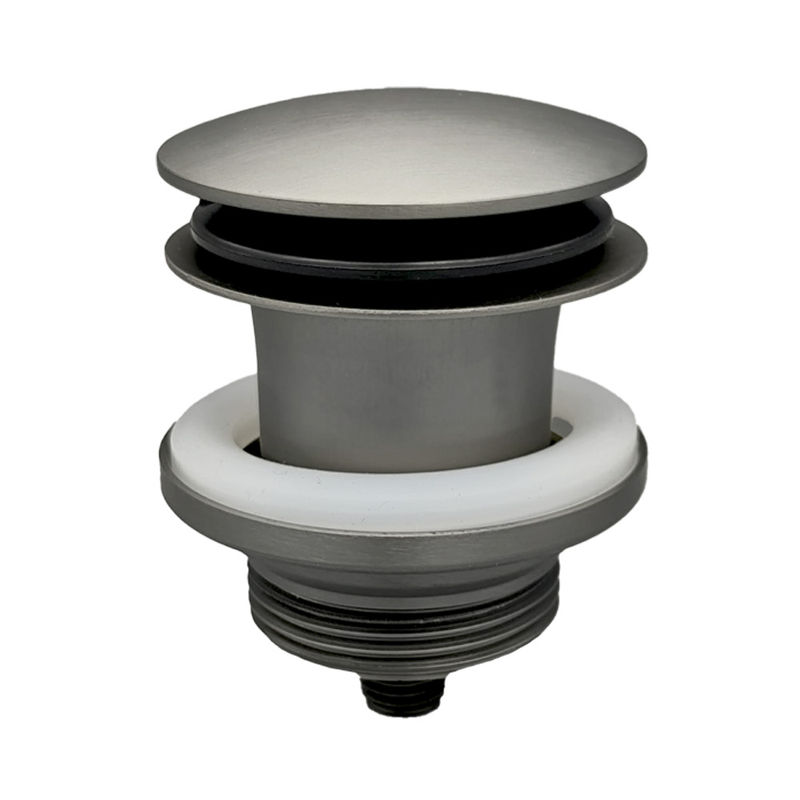 Донный клапан McAlpine CWP60CB-GM click-clack, оружейная сталь (графит)
