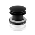 Донный клапан McAlpine CWP60MB click-clack, черный