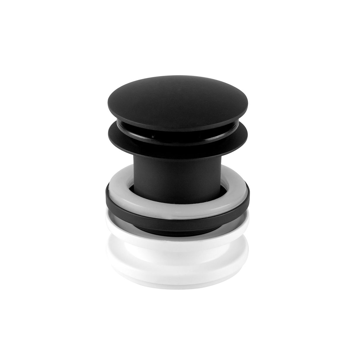 Донный клапан McAlpine CWP60MB click-clack, черный