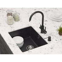 Дозатор для моющего средства Paulmark Sauber D001-418(BLM) черный металлик — 2