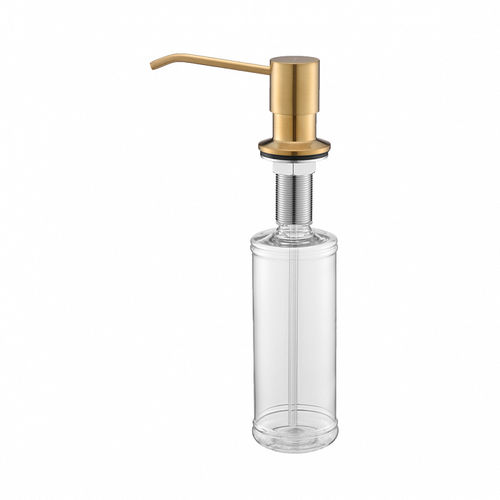 Дозатор для моющего средства Paulmark Rein D002-BG брашированное золото