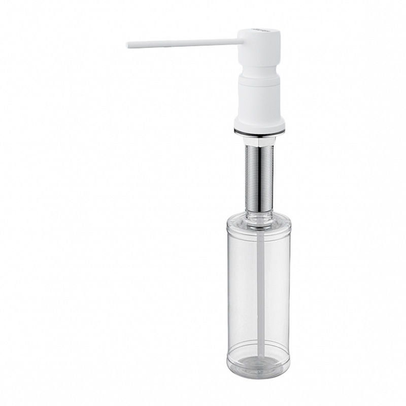 Дозатор для моющего средства Paulmark Kraft D003-431TW(WH) белый матовый полностью