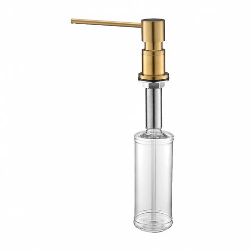 Дозатор для моющего средства Paulmark Kraft D003-BG брашированное золото