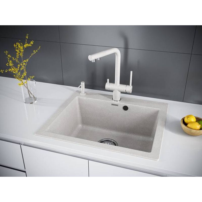 Дозатор для моющего средства Paulmark Decus D004-BE бежевый