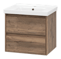 Dallas - 60 Тумба подвесная 2 ящ. ДСП (Дуб Галифакс)
