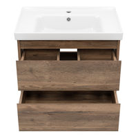 Тумба под раковину Brevita Dallas 70 подвесная 2 ящ. / DAL-01070-074П Дуб Галифакс — 4