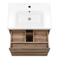 Тумба под раковину Brevita Dallas 70 подвесная 2 ящ. / DAL-01070-074П Дуб Галифакс — 5