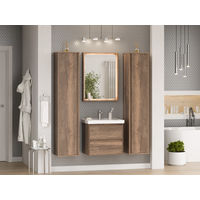 Зеркало Brevita Dallas 60 свет ДСП / DAL-02060-074 (дуб галифакс) — 6