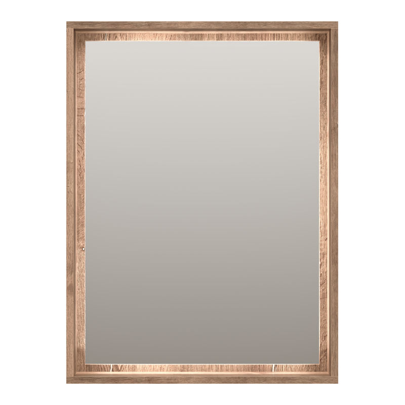 Зеркало Brevita Dallas 60 свет ДСП / DAL-02060-074 (дуб галифакс)