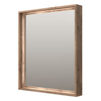 Зеркало Brevita Dallas 70 свет ДСП / DAL-02070-074 (дуб галифакс) — 1