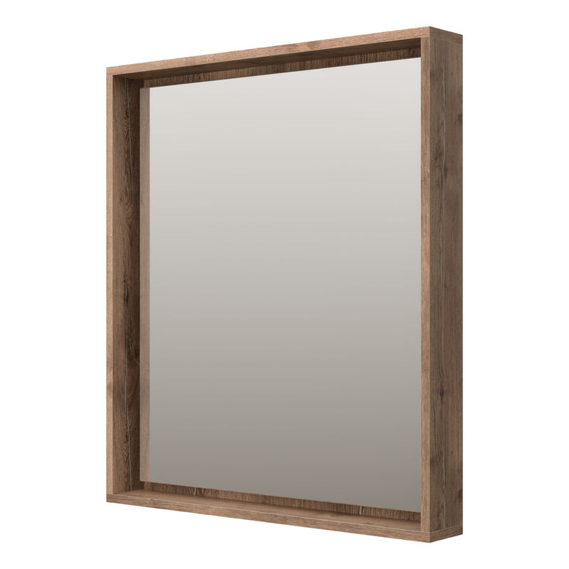 Зеркало Brevita Dallas 70 свет ДСП / DAL-02070-074 (дуб галифакс)