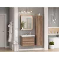 Зеркало Brevita Dallas 70 свет ДСП / DAL-02070-074 (дуб галифакс) — 6