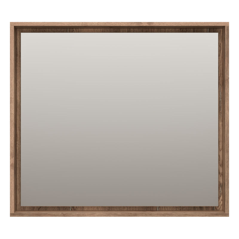 Зеркало Brevita Dallas 90 свет ДСП / DAL-02090-074 (дуб галифакс)