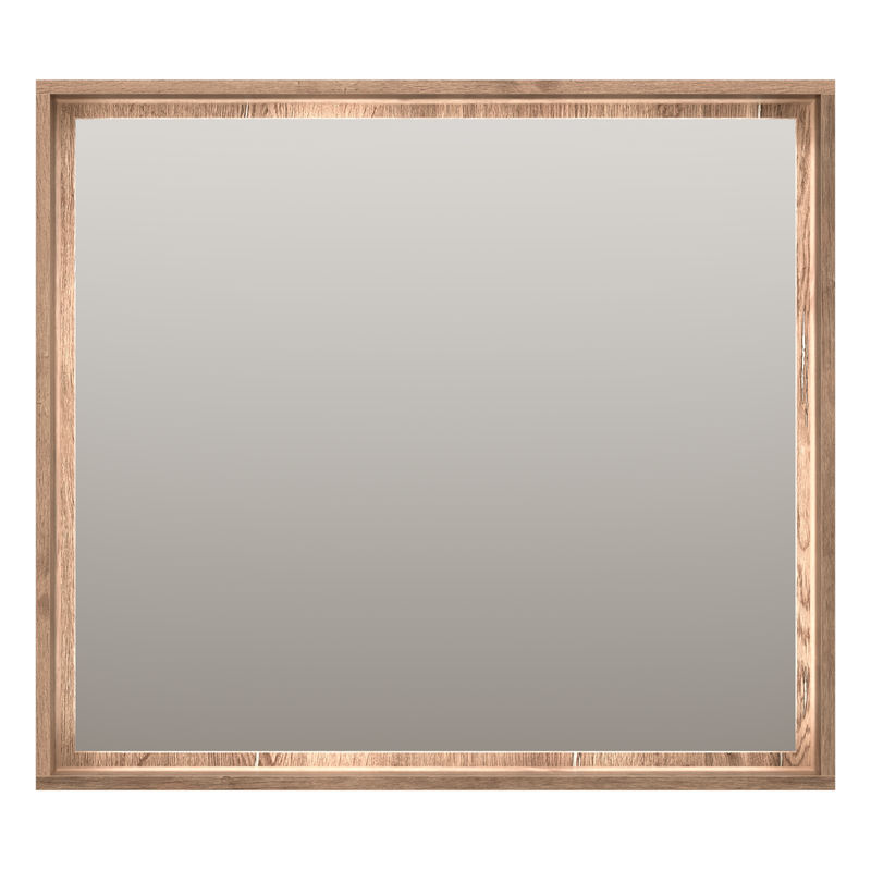 Зеркало Brevita Dallas 90 свет ДСП / DAL-02090-074 (дуб галифакс)