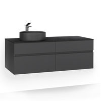 Тумба под раковину Raval Decent 120 подвесная Dec.01.120/P/A/RL антрацит — 1