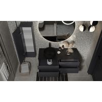 Тумба под раковину Raval Decent 120 подвесная Dec.01.120/P/A/RL антрацит — 7